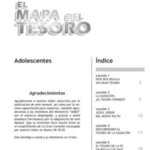 EBDV EL MAPA DEL TESORO – NIVEL ADOLESCENTES