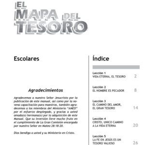EBDV EL MAPA DEL TESORO – NIVEL ESCOLAR