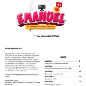 EBDV EMANUEL – NIVEL PRE-ESCOLAR
