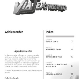 EBDV VIAJE EXTREMO – NIVEL ADOLESCENTES