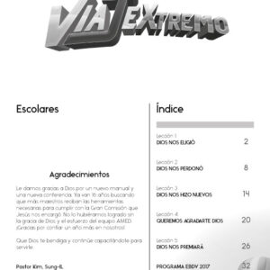 EBDV VIAJE EXTREMO – NIVEL ESCOLAR