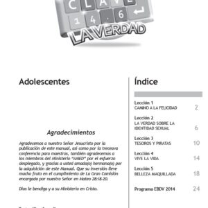 EBDV CLAVE 146 – NIVEL ADOLESCENTES